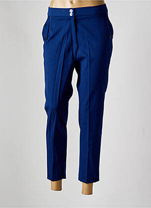 Pantalon 7/8 elasticitate mărime normală albastru MERI & ESCA femeie