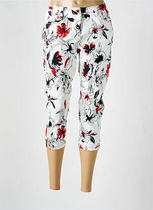 Pantalon trei sferturi alb GUY DUBOUIS femeie