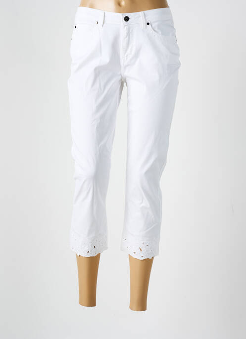 Pantalon trei sferturi alb MERI & ESCA femeie