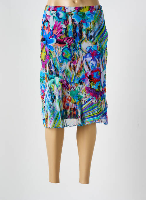 Fustă midi albastru GUY DUBOUIS femeie