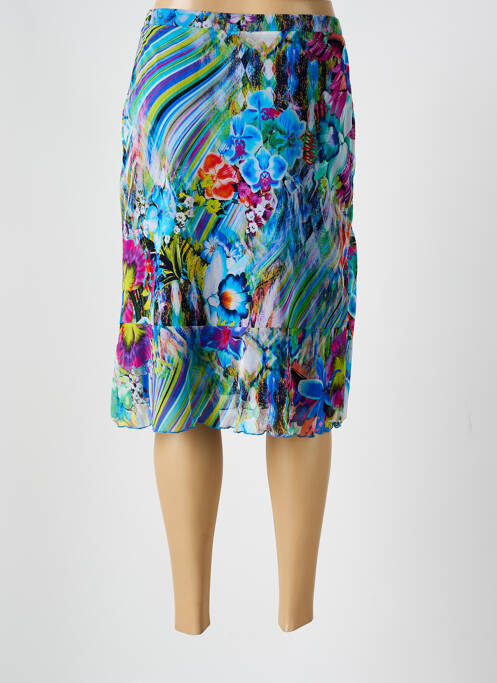 Fustă midi albastru GUY DUBOUIS femeie