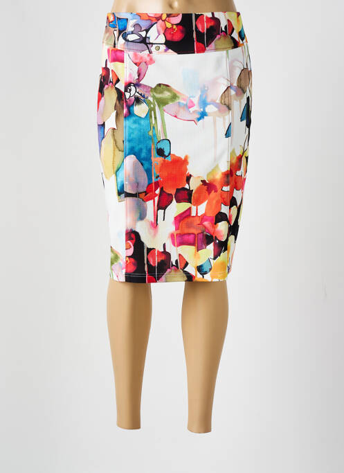 Fustă midi alb FRANCE RIVOIRE femeie