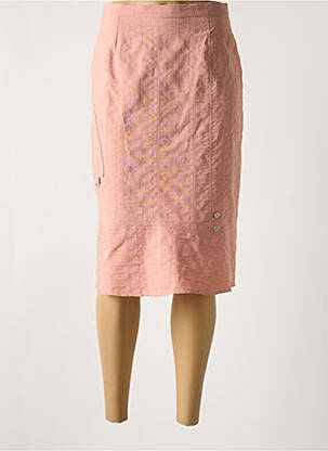 Fustă midi roz GUY DUBOUIS femeie