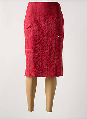 Fustă midi roșu GUY DUBOUIS femeie
