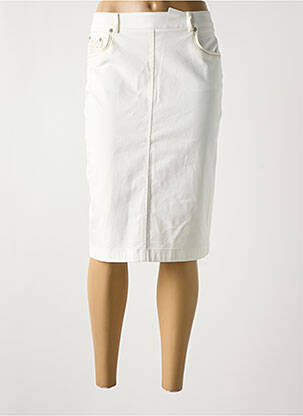 Fustă midi alb GREGORY PAT femeie