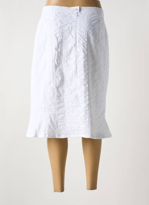 Fustă midi alb FRANCE RIVOIRE femeie