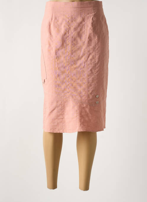 Fustă midi roz GUY DUBOUIS femeie
