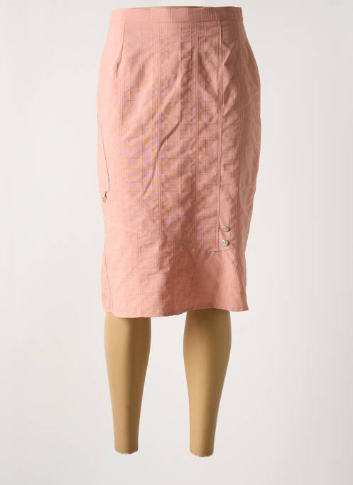 Fustă midi roz FRANCE RIVOIRE femeie