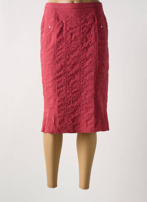 Fustă midi roz GUY DUBOUIS femeie
