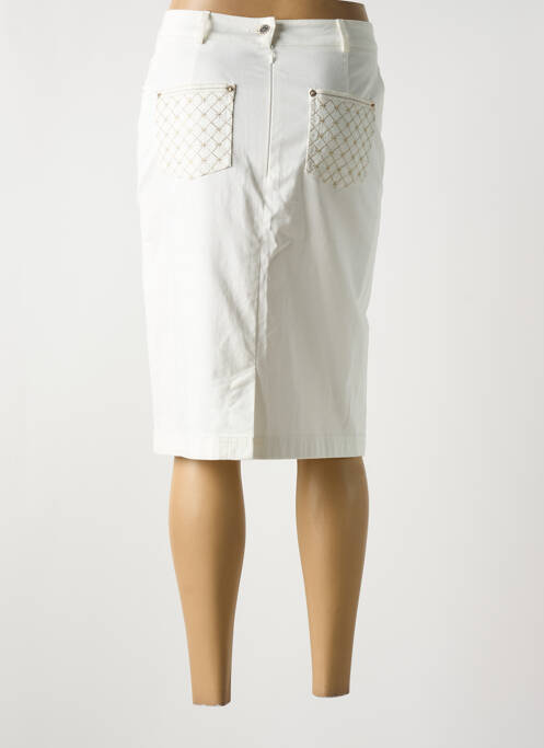 Fustă midi alb GREGORY PAT femeie