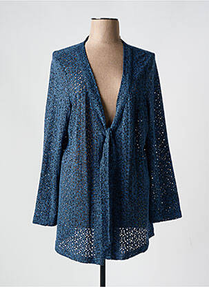 Vestă cu mâneci lungi albastru CHALOU femeie