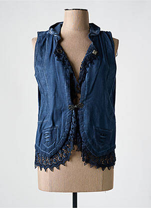 Vestă fără mâneci albastru MERI & ESCA femeie