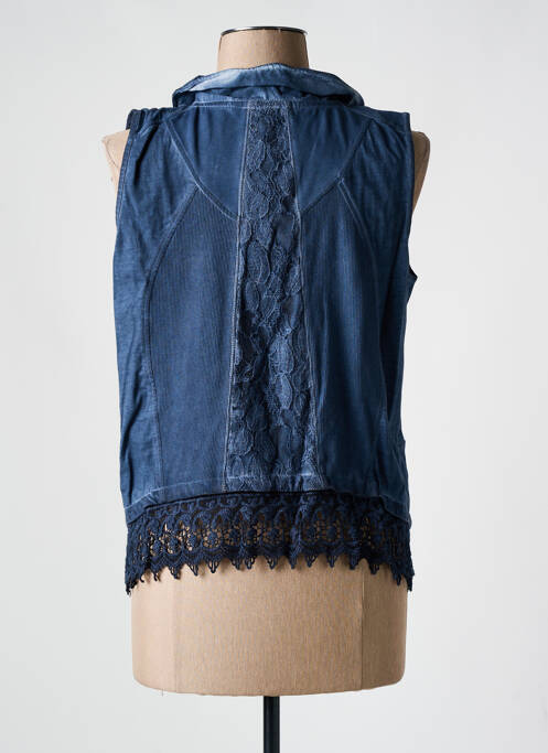 Vestă fără mâneci albastru MERI & ESCA femeie