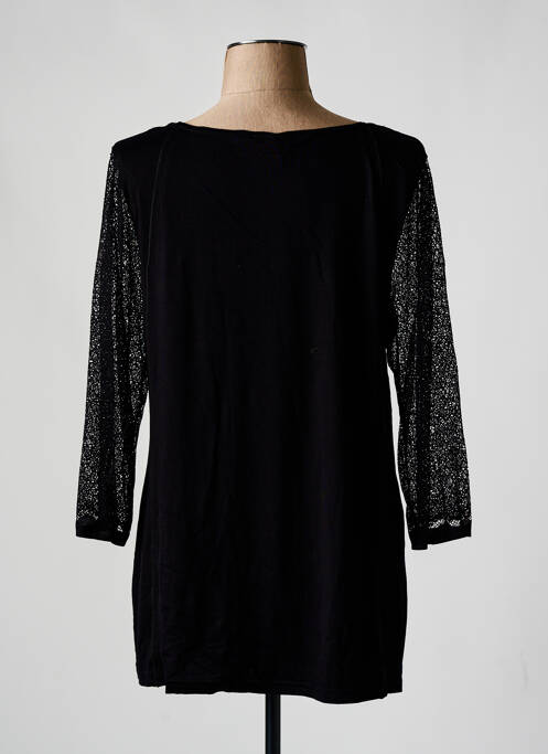 Tunică mâneci lungi negru FRANCK ANNA femeie