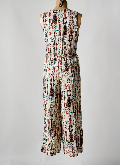 Salopetă-pantalon bej COULEURS DU TEMPS femeie