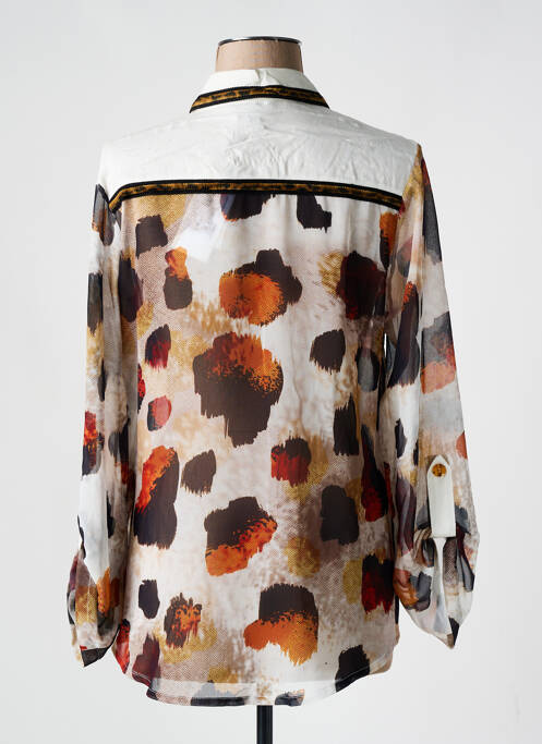 Cămașă imprimeu fantezie mâneci lungi maro MERI & ESCA femme