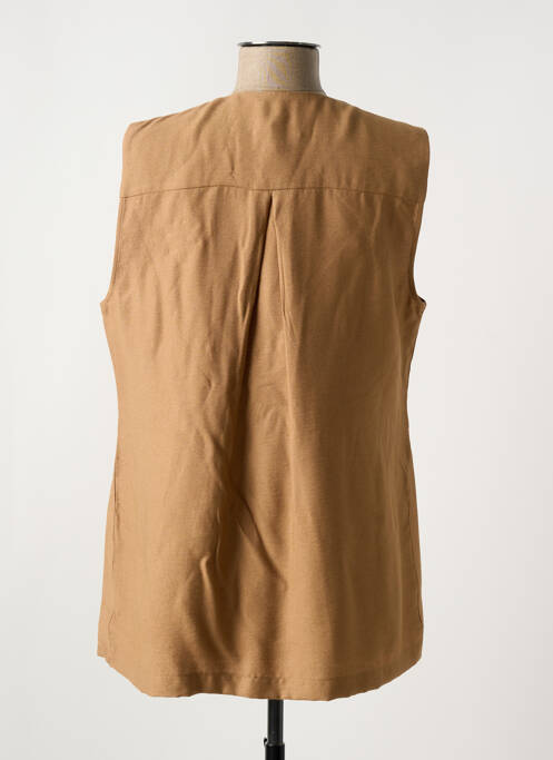 Vestă fără mâneci maro MERI & ESCA femeie