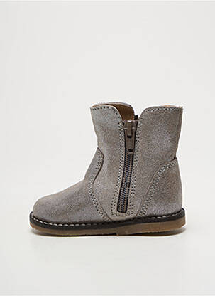 Botine/ghete chiquet chiquet argintiu BOPY fată