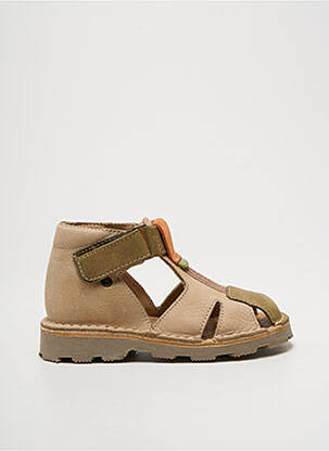 Sandale/Pantofi decupați bej BOPY băiat