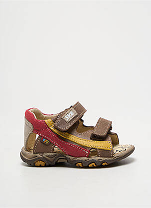 Sandale/Pantofi decupați maro BOPY băiat