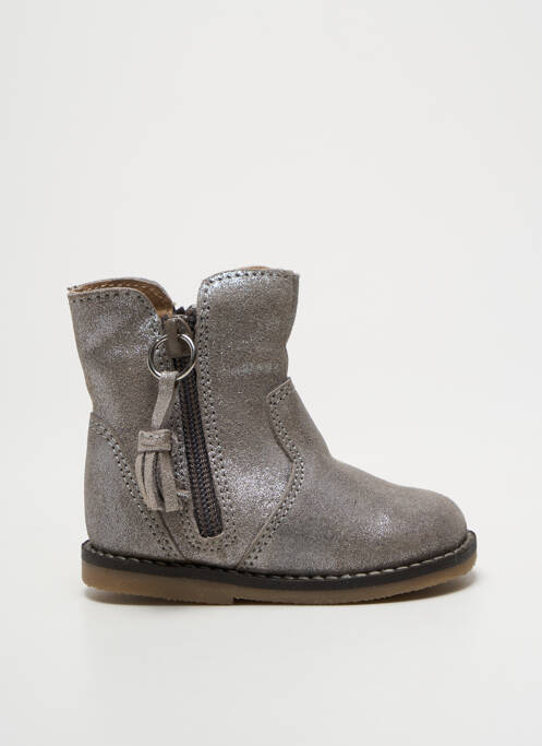 Botine/Ghete argintiu BOPY fată