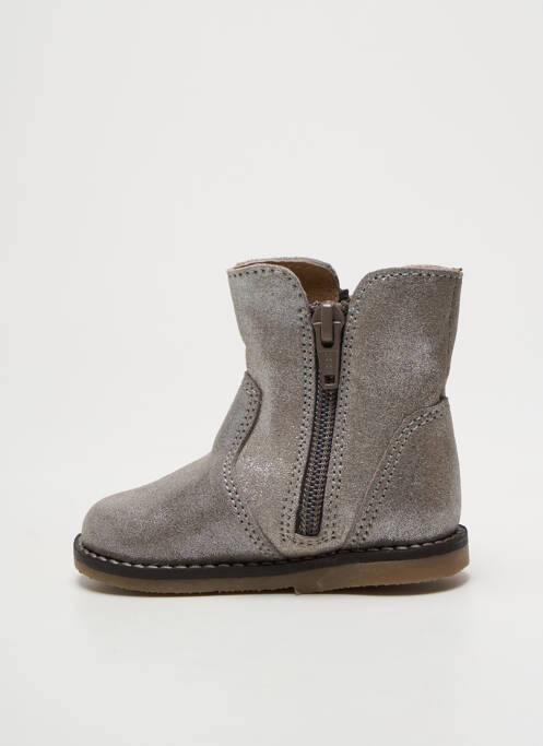 Botine/Ghete argintiu BOPY fată