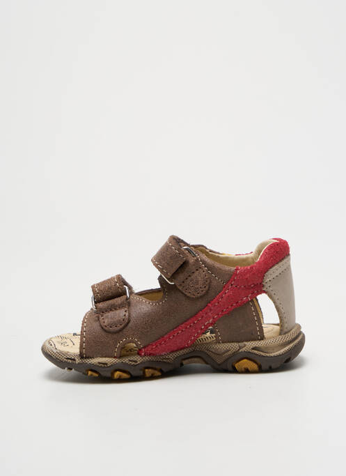 Sandale/Pantofi decupați maro BOPY băiat