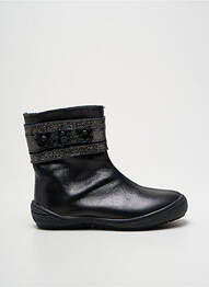 Botine/ghete material neted vârf rotund negru BOPY fille