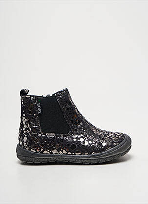 Botine/Ghete argintiu BOPY fată