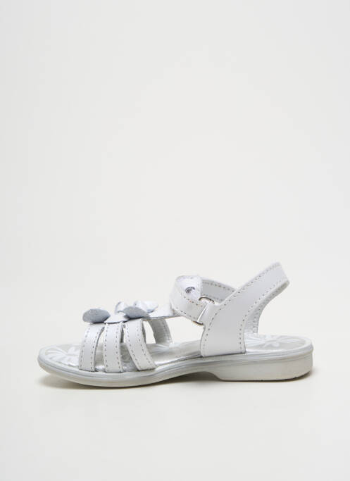 Sandale/Pantofi decupați alb BOPY fată