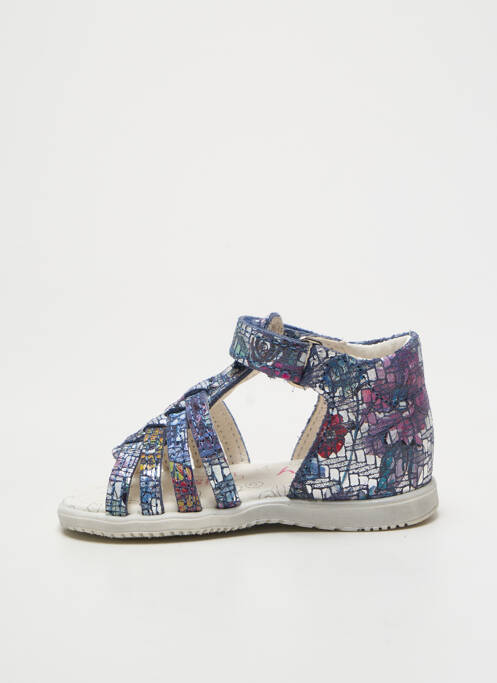 Sandale/Pantofi decupați albastru BOPY fată