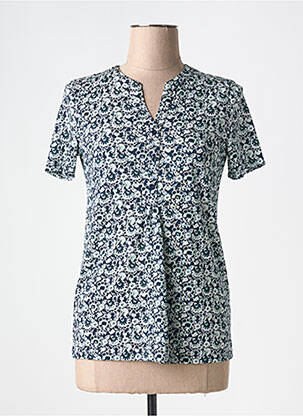 Tricou elasticitate mâneci scurte albastru DIANE LAURY femeie