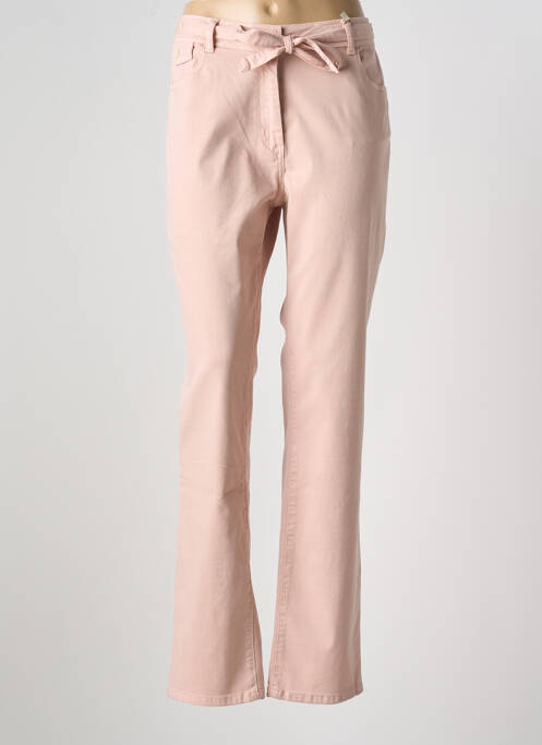 Pantalon drept elasticitate mărime normală roz DIANE LAURY femme