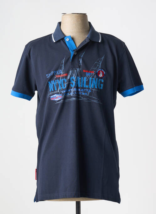 Polo albastru SEA BARRIER bărbat