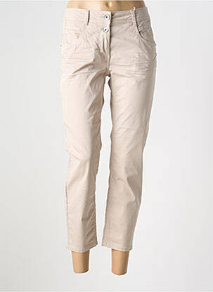 Pantalon 7/8 elasticitate mărime normală bej CECIL femeie