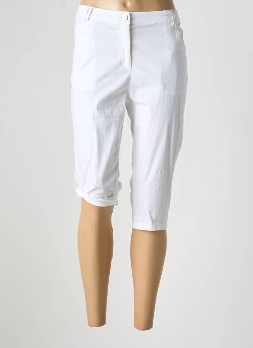 Pantalon trei sferturi alb AGATHE & LOUISE femeie