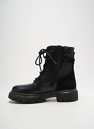 Botine/ghete material neted toc plat până la 3 cm negru ORLAND femeie