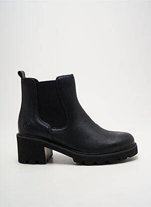 Botine/ghete material neted toc de 4 la 6 cm negru REMONTE femeie