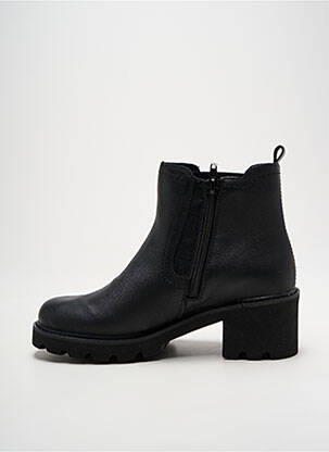 Botine/ghete material neted toc de 4 la 6 cm negru REMONTE femeie