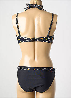 Costum de baie din două piese elasticitate top sutien modelat negru PASTUNETTE femeie