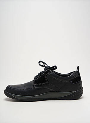 Adidași material neted vârf rotund negru ARIMA bărbat
