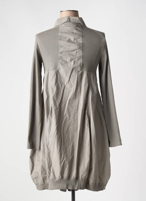 Palton lung croială cambrată fără glugă gri RUNDHOLZ femme