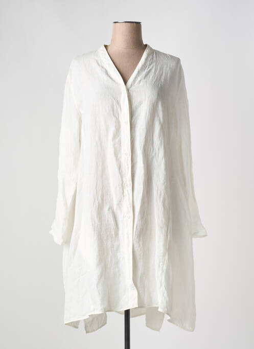 Tunică mâneci lungi alb ELEMENTE CLEMENTE femeie