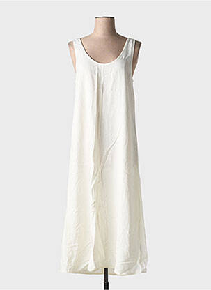 Rochie lungă fără mâneci fără mâneci bej B.YOUNG femeie