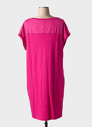 Rochie midi mâneci scurte mâneci scurte roz CECIL femeie