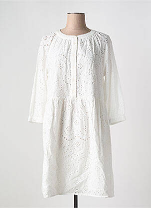 Rochie midi mâneci 3/4 mâneci 3/4 alb STREET ONE femeie