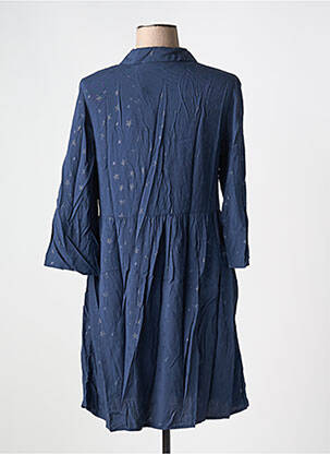 Rochie scurtă croială evazată mâneci lungi albastru VILA femeie