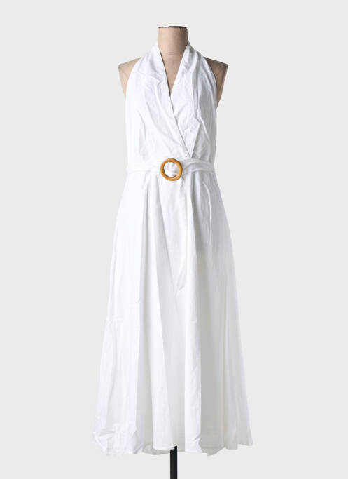 Rochie lungă alb GRACE & MILA femeie