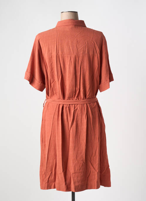 Rochie midi portocaliu GRACE & MILA femeie