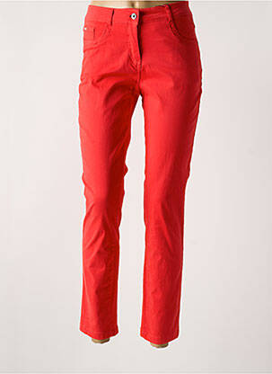 Pantalon slim roșu BRANDTEX femeie